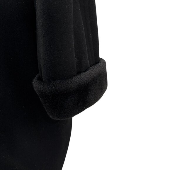 Vintage Zebra oversized faux fur Collar statement Coat/Jacket - Picture 7 of 10